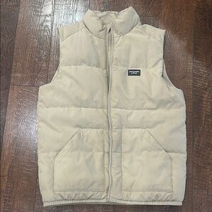 Beige Puffer Vest
